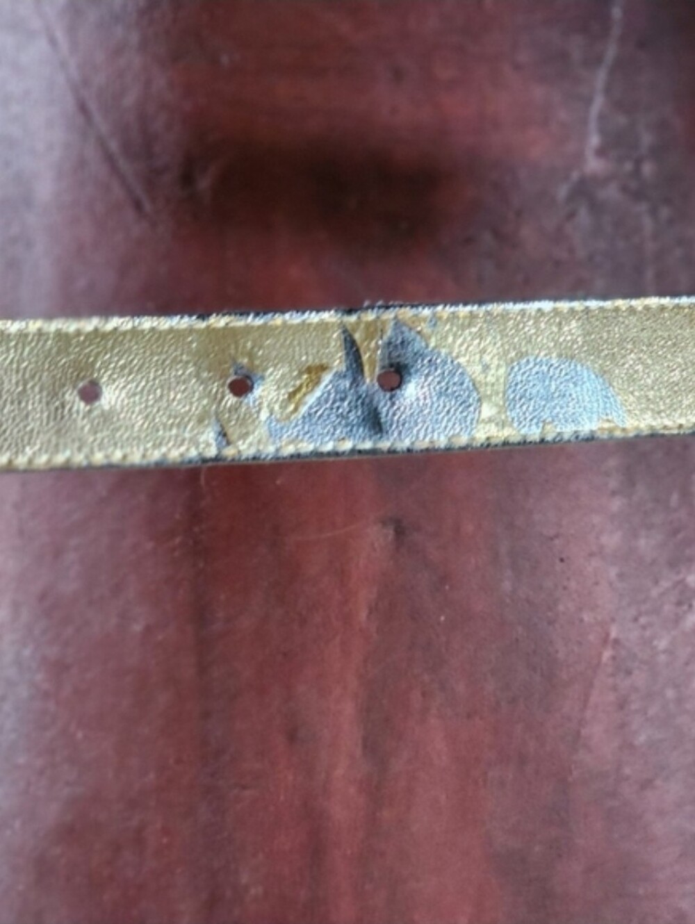 Gold Women's Fashion Belt with Buckle 1" Wide 38" Long See CALLOUTS - Picture 5 of 7